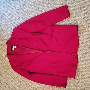 100% red wool blazer